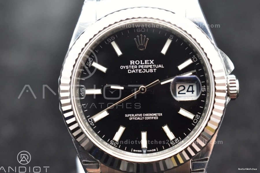Dial 126334 Edition Oyster Sleek SS Black 615 VS Bracelet 41 DateJust Best 904L on VSF 1:1 0501